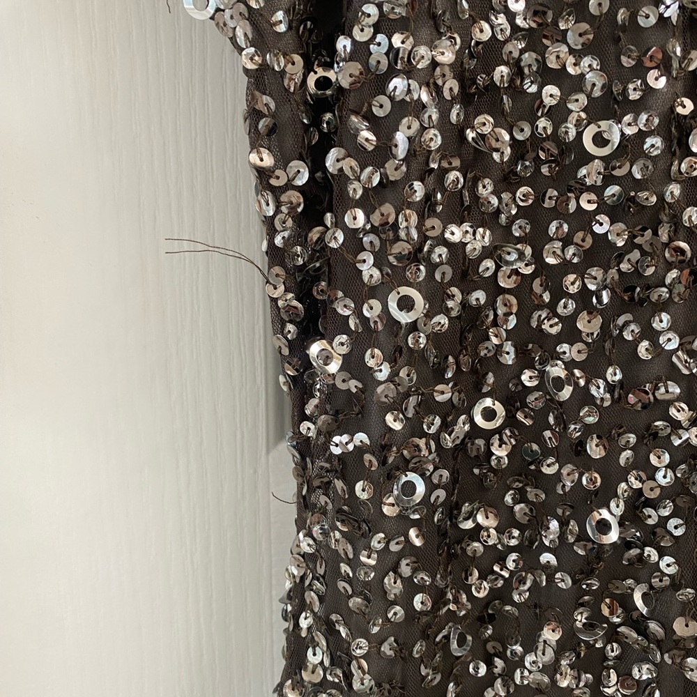 Adrianna Papell full length sequin dress | size 20W - Picture 7 of 12